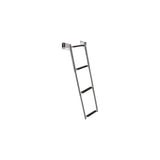 Seachoice Telescoping Transom Mount Ladder, Stainless Steel, 4 Steps, 300 Lb. Capacity