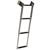 Seachoice Telescoping Transom Mount Ladder, Stainless Steel, 4 Steps, 300 Lb. Capacity