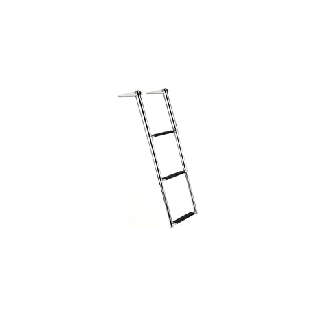Seachoice 71301 Top Mount Telescoping Ladder for Universal Swim Platform, Stainless Steel Tubing, 3 Step, Ladder Only
