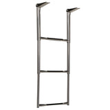 Seachoice 71301 Top Mount Telescoping Ladder for Universal Swim Platform, Stainless Steel Tubing, 3 Step, Ladder Only
