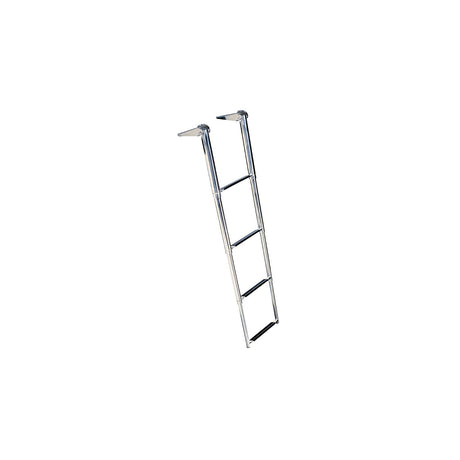 Seachoice 71321 Top Mount Telescoping Ladder for Universal Swim Platform, Stainless Steel Tubing, 4 Step, Ladder Only