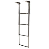 Seachoice 71321 Top Mount Telescoping Ladder for Universal Swim Platform, Stainless Steel Tubing, 4 Step, Ladder Only
