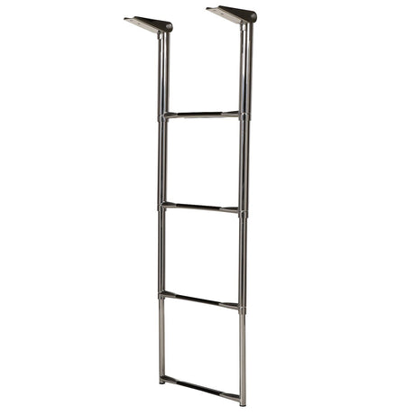 Seachoice 71321 Top Mount Telescoping Ladder for Universal Swim Platform, Stainless Steel Tubing, 4 Step, Ladder Only