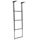 Seachoice 71321 Top Mount Telescoping Ladder for Universal Swim Platform, Stainless Steel Tubing, 4 Step, Ladder Only