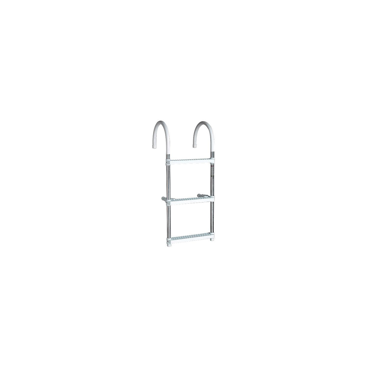 Seachoice Aluminum Boarding Ladder, 3 Steps, 15 in. Wide X 36 in. Tall