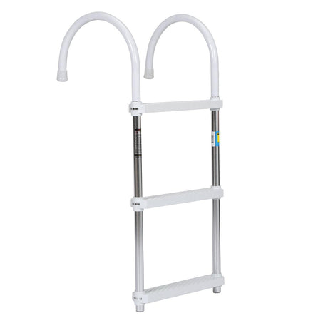 Seachoice Aluminum Boarding Ladder, 3 Steps, 15 in. Wide X 36 in. Tall