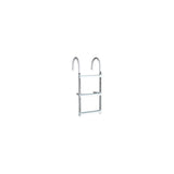 Seachoice Aluminum Boarding Ladder, 4 Steps, 15 in. Wide X 47 in. Tall