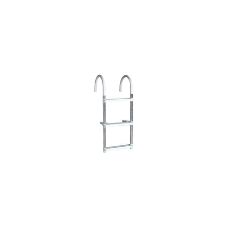 Seachoice Aluminum Boarding Ladder, 4 Steps, 15 in. Wide X 47 in. Tall