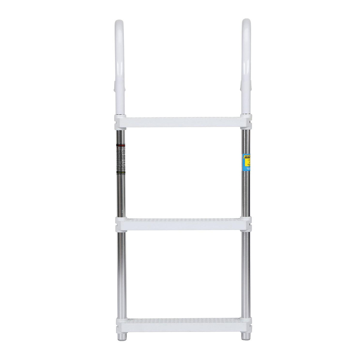 Seachoice Aluminum Boarding Ladder, 3 Steps, 15 in. Wide X 36 in. Tall