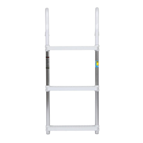 Seachoice Aluminum Boarding Ladder, 3 Steps, 15 in. Wide X 36 in. Tall