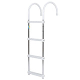 Seachoice Aluminum Boarding Ladder, 4 Steps, 15 in. Wide X 47 in. Tall
