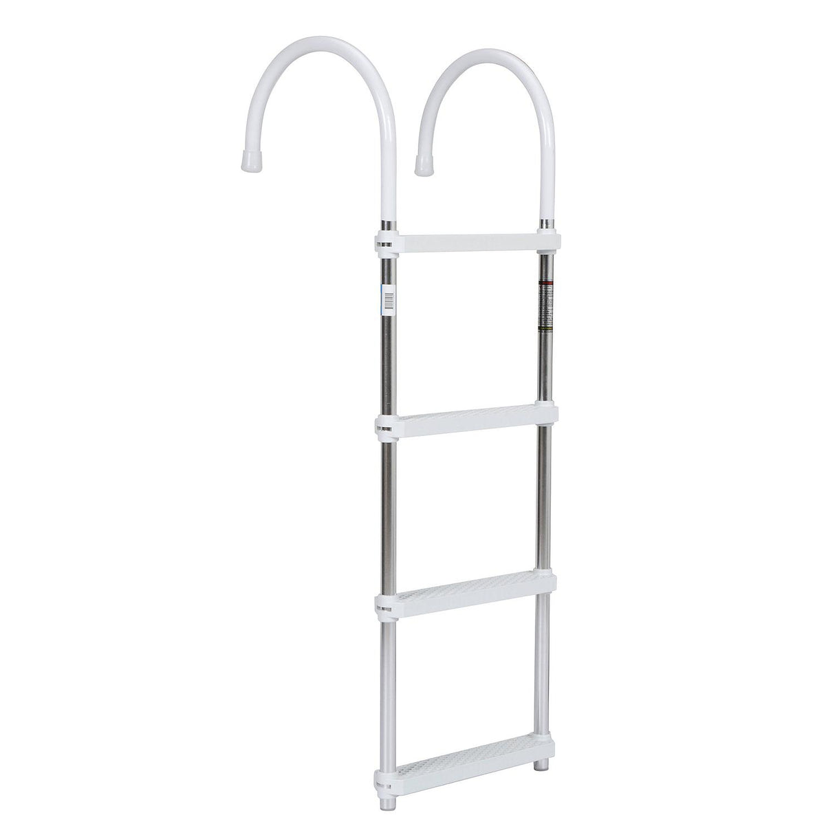 Seachoice Aluminum Boarding Ladder, 4 Steps, 15 in. Wide X 47 in. Tall