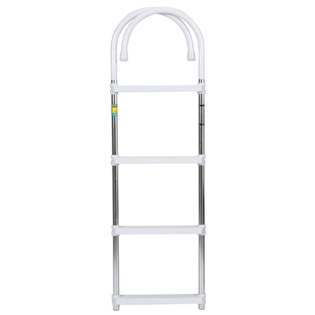Seachoice Aluminum Boarding Ladder, 4 Steps, 15 in. Wide X 47 in. Tall