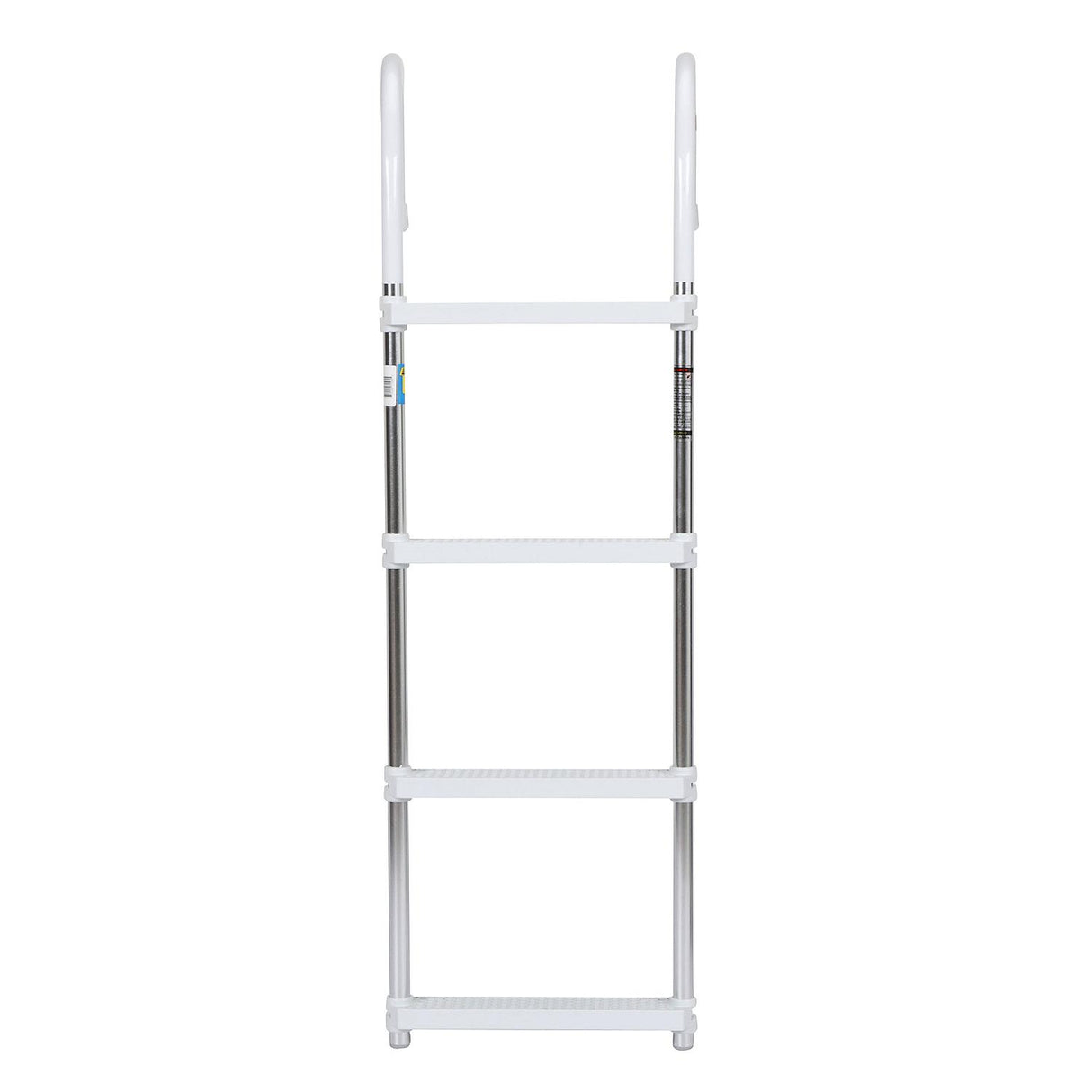 Seachoice Aluminum Boarding Ladder, 4 Steps, 15 in. Wide X 47 in. Tall