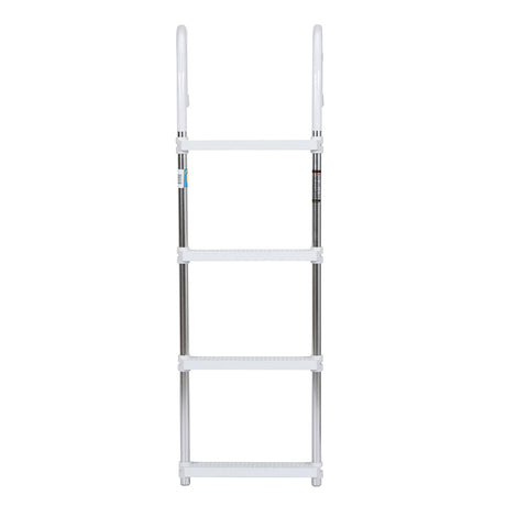 Seachoice Aluminum Boarding Ladder, 4 Steps, 15 in. Wide X 47 in. Tall