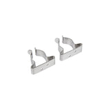 Seachoice Spring Clamps, Pack of 2, Polished Stainless Steel, 5/8-1.25 In.