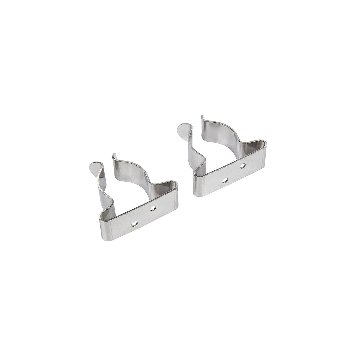 Seachoice Spring Clamps, Pack of 2, Polished Stainless Steel, 1-1.75 in. Size