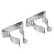 Seachoice Spring Clamps, Pack of 2, Polished Stainless Steel, 1-1.75 in. Size