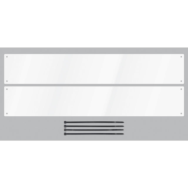 Seachoice 74213 Boat Registration Number Plates, White, 24" x 4", Qty. 2