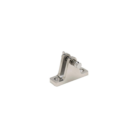 Seachoice 75941 Deck Hinge for Bimini Top, Removable Spring Loaded Pin, Stainless  Steel
