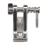 Seachoice 75941 Deck Hinge for Bimini Top, Removable Spring Loaded Pin, Stainless  Steel