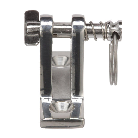 Seachoice 75941 Deck Hinge for Bimini Top, Removable Spring Loaded Pin, Stainless  Steel