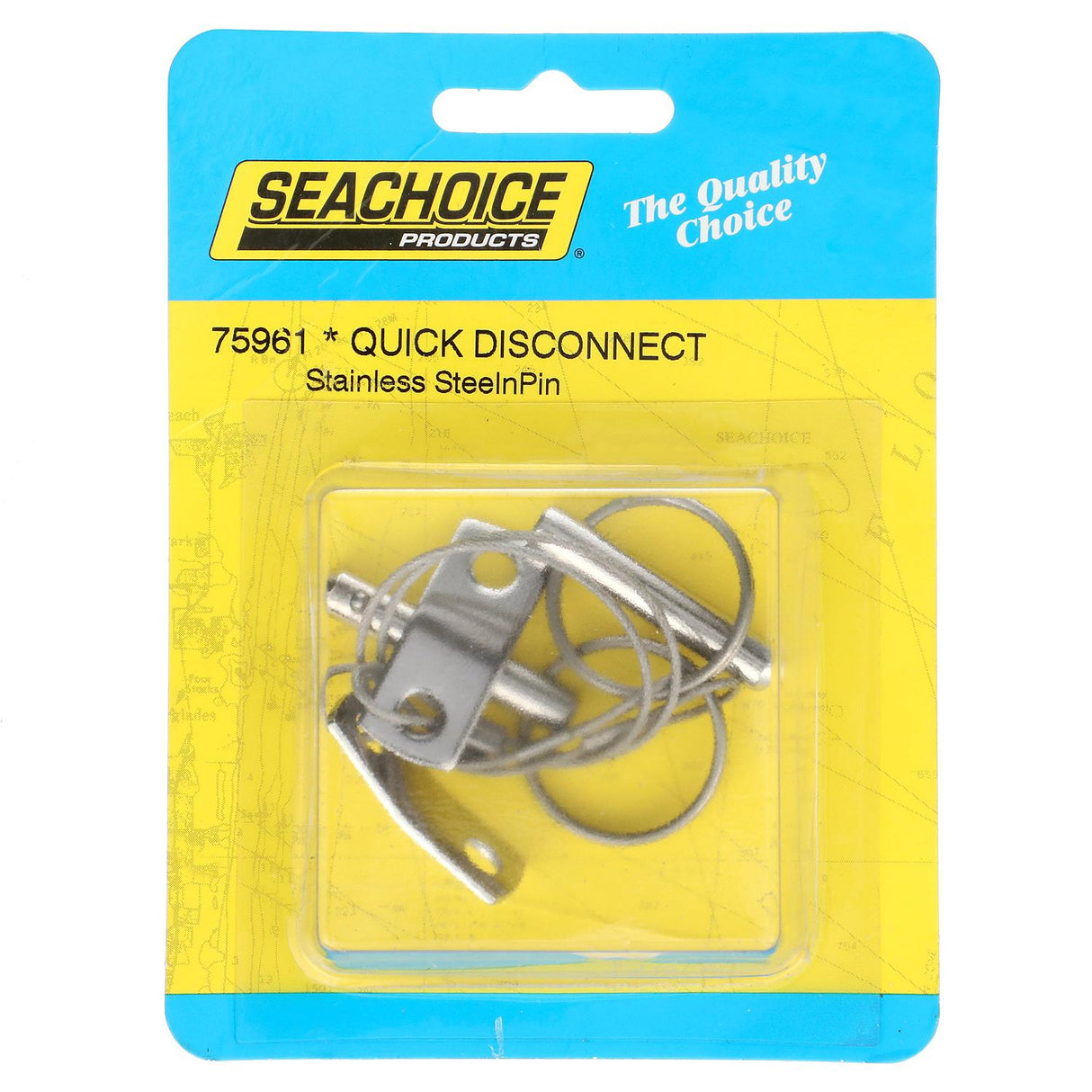 Seachoice Tethered Stainless Steel Quick Disconnect Release Pins, 1/4 In.