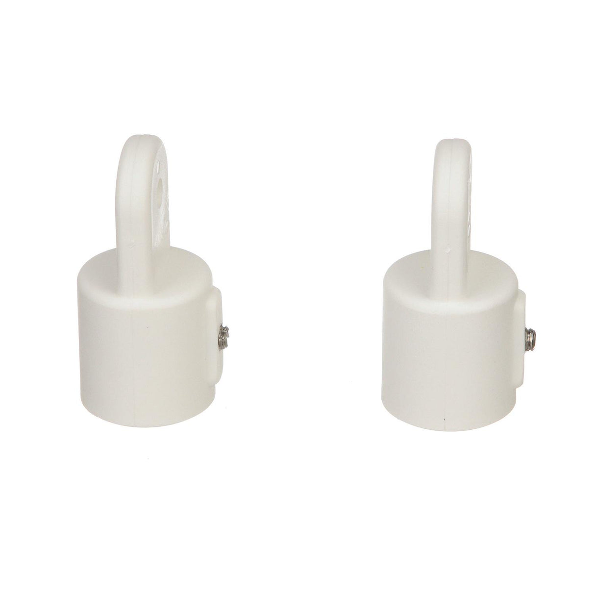 Seachoice Plastic External Eye Ends for Canopy Top, White, 7/8 in. OD, Pack of 2
