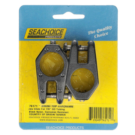 Seachoice Jaw Slide for 7/8 in. Tube Bimini Top, Black Nylon, Pack of 2