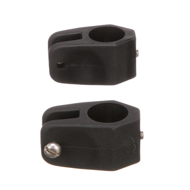 Seachoice Jaw Slide for 7/8 in. Tube Bimini Top, Black Nylon, Pack of 2