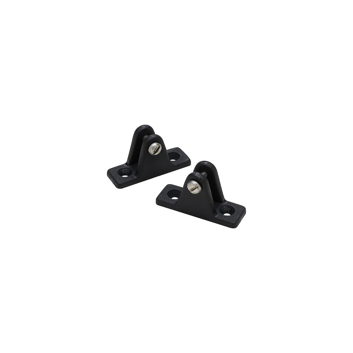 Seachoice Deck Hinge for Bimini Top, Black Nylon, Pack of 2