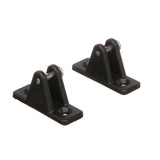Seachoice Deck Hinge for Bimini Top, Black Nylon, Pack of 2