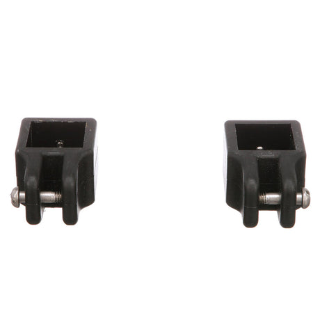 Seachoice Square Jaw Slide for 1 in. Square Tube Bimini Tops, Black Nylon, Pack of 2