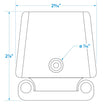 Seachoice Igloo Cooler Replacement Latch Set Plastic