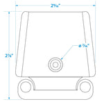 Seachoice Igloo Cooler Replacement Latch Set Plastic
