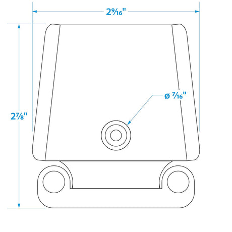 Seachoice Igloo Cooler Replacement Latch Set Plastic