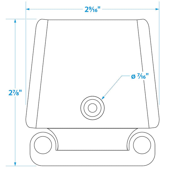 Seachoice Igloo Cooler Replacement Latch Set Plastic
