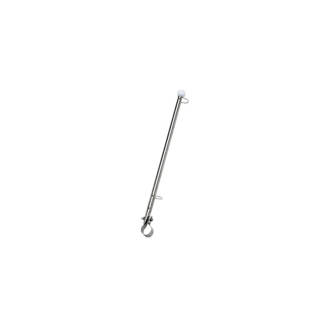 Seachoice Heavy Duty Flag Pole Clamp, Stainless Steel, 7/8 In.