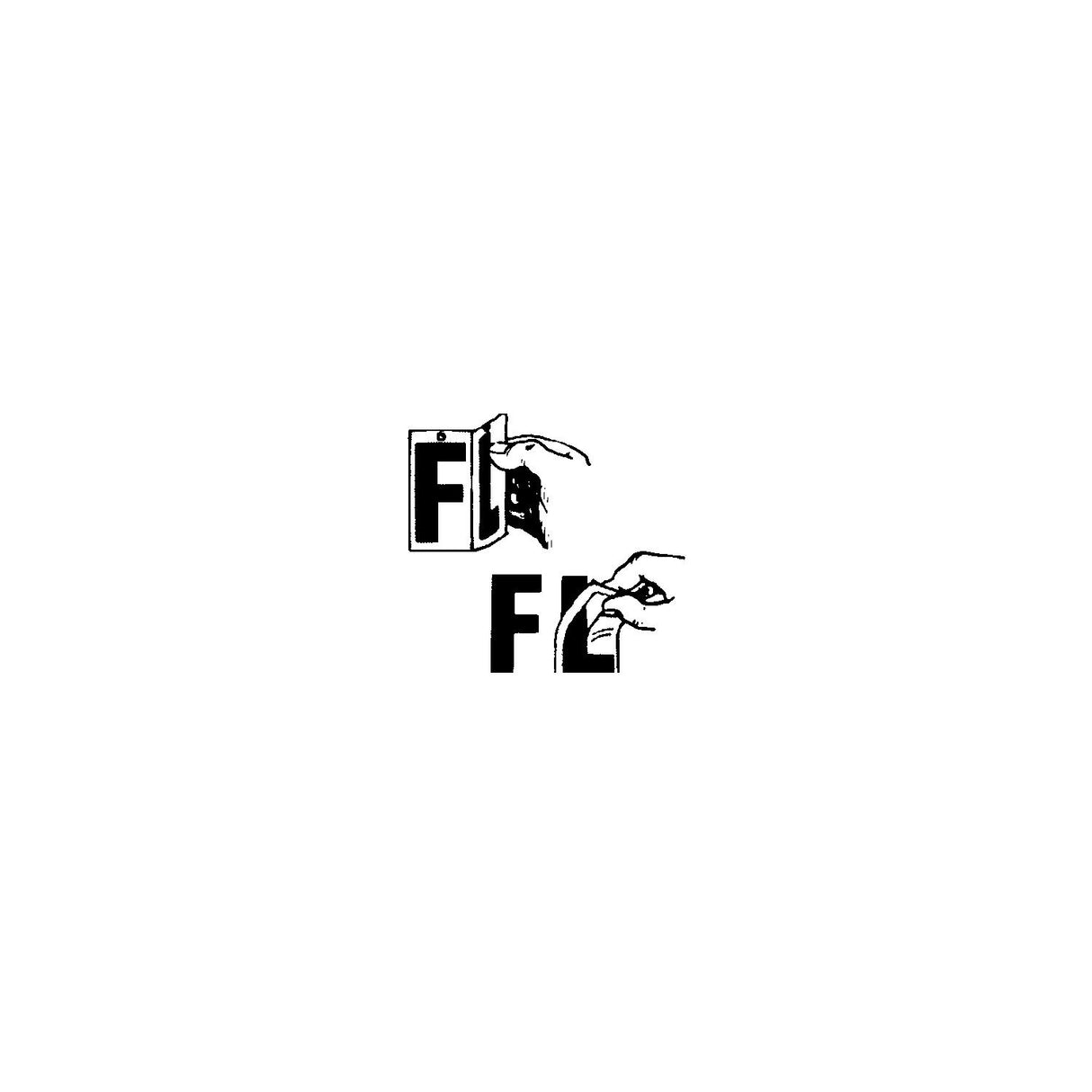 Seachoice 74157 3" Premium Vinyl Block Letter "X", Black, 10-Pack