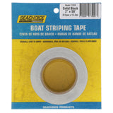 Seachoice Self-Adhesive Boat Striping Tape, 3 Mil Vinyl, 2 in. X 50 Ft., Black