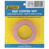 Seachoice Self-Adhesive Boat Striping Tape, 3 Mil Vinyl, 3/4 in. X 50 Ft., Red