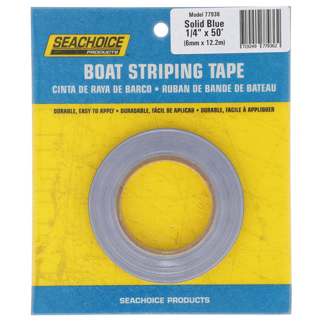 Seachoice Self-Adhesive Boat Striping Tape, 3 Mil Vinyl, 1/4 in. X 50 Ft., Blue