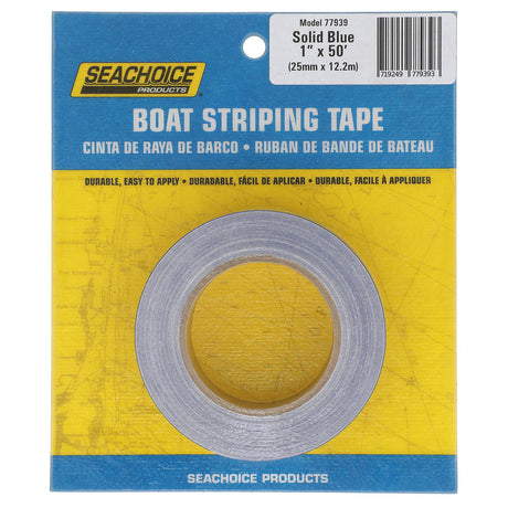 Seachoice Self-Adhesive Boat Striping Tape, 3 Mil Vinyl, 1 in. X 50 Ft., Blue