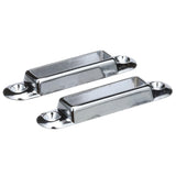 Seachoice 78011 Boat Cover Support Sockets, Chrome Plated Zinc, Set of 2