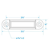 Seachoice 78011 Boat Cover Support Sockets, Chrome Plated Zinc, Set of 2