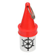 Seachoice 78081 High-Visibility Floating Key Buoy With Dry Storage, Red