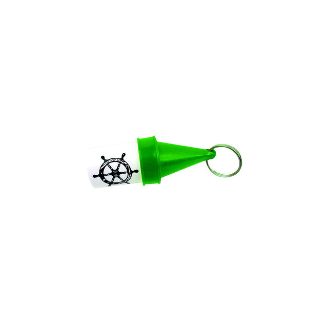 Seachoice 79081 High-Visibility Floating Key Buoy With Dry Storage, Green