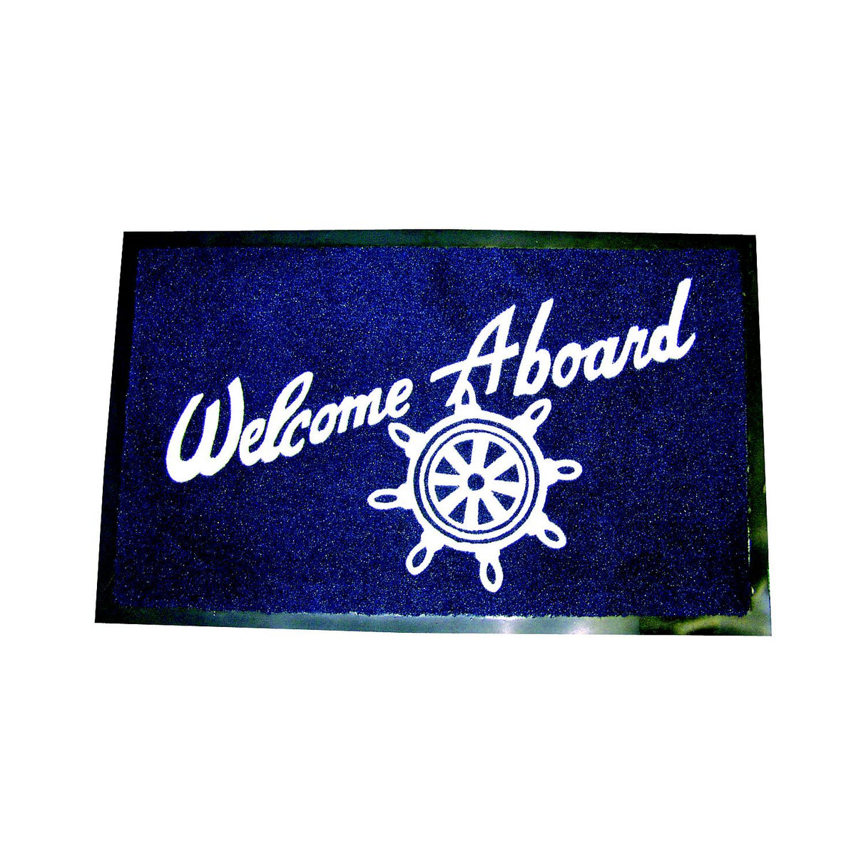 Seachoice Welcome Aboard Mat, Navy Blue, 18 In. X 27 In., Boat