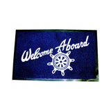 Seachoice Welcome Aboard Mat, Navy Blue, 18 In. X 27 In., Boat