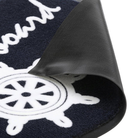 Seachoice Welcome Aboard Mat, Navy Blue, 18 In. X 27 In., Boat